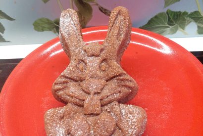 velikonočni zajček iz biskvita