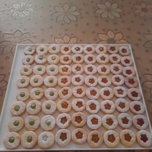 recept za piškote s pistacijevim nadevom