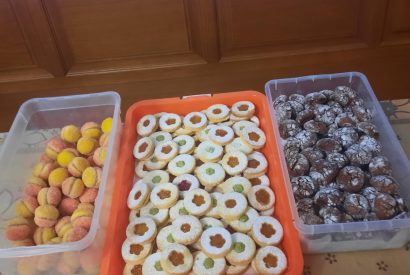 linški piškoti s pistacijo